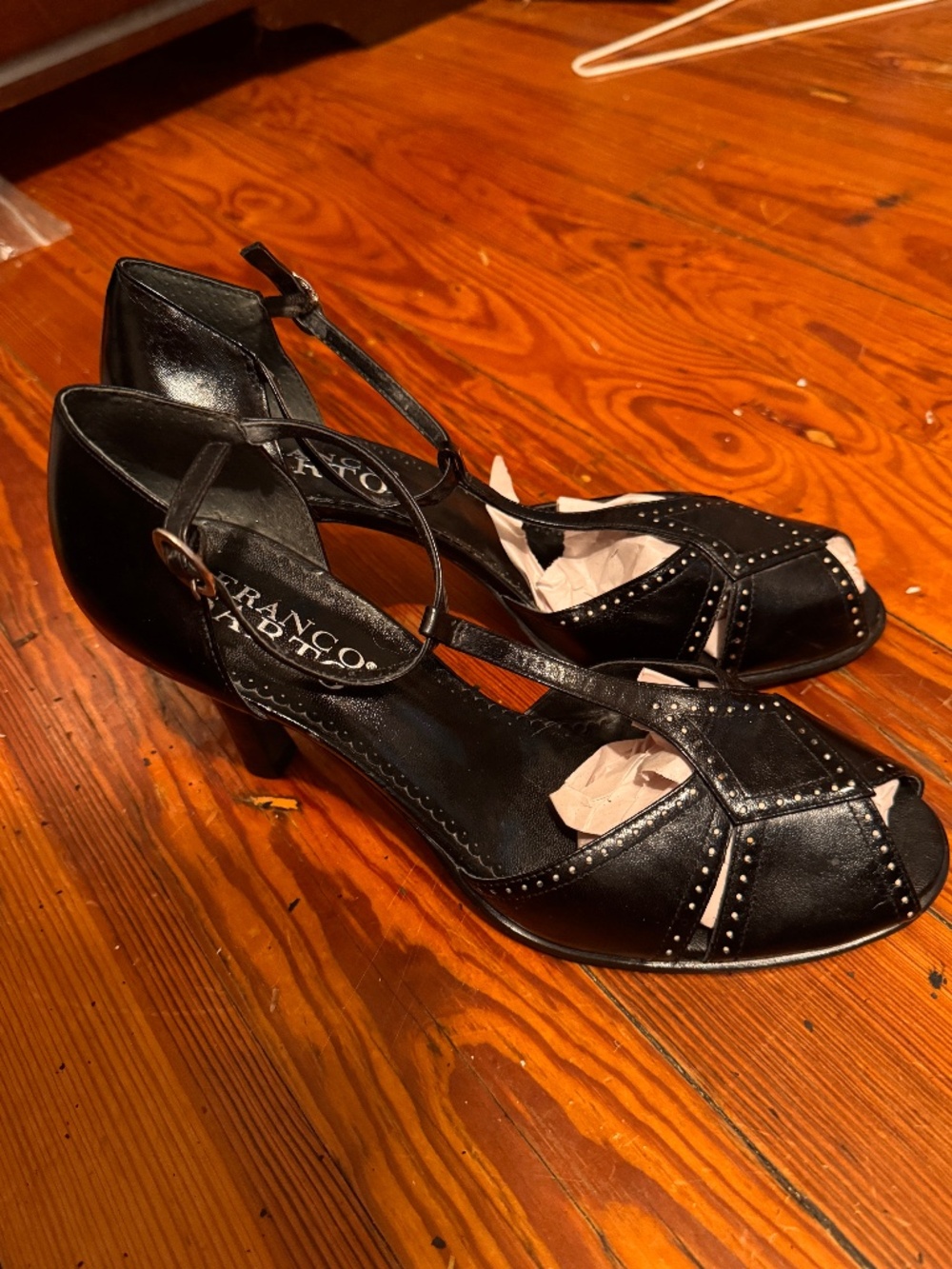 Franco Sarto Peep Toe Heel w Strap